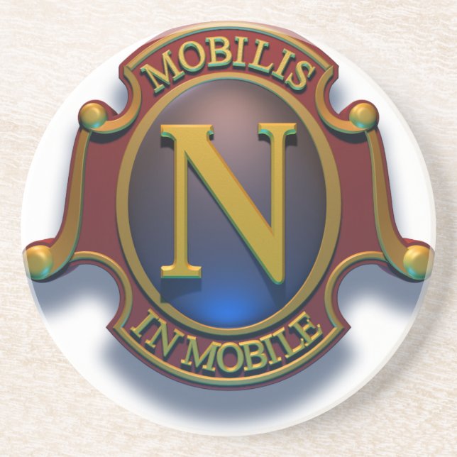 Nautilus N Shield by David McCamant Coaster (Front)