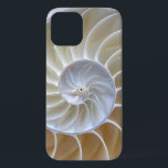 Nautilus Sea Shell Photograph iPhone 12 Pro Case<br><div class="desc">This macro close-up photograph of the inside of a nautilus sea shell reveals the wonder and symmetry of nature. The soft shades of taupe,  sand,  blush,  cream and pale grey-blue give a pearly look to this tech case which will always keep thought of the sea close at hand.</div>