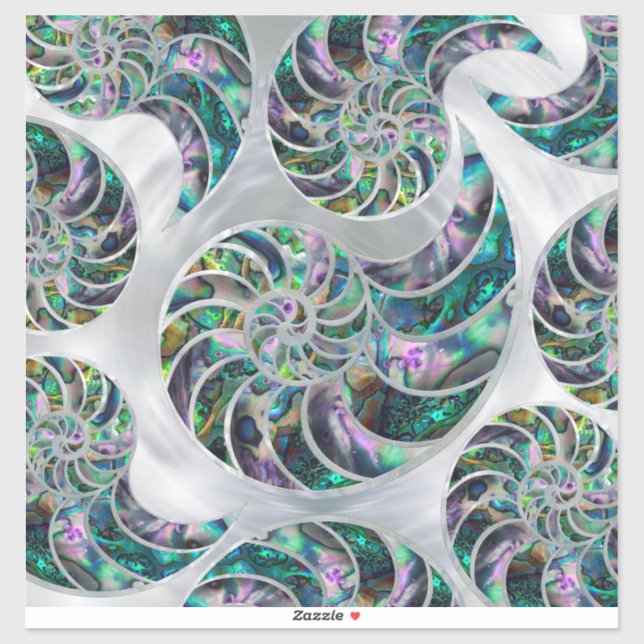 Nautilus Shell Abalone and Pearl (Sheet)