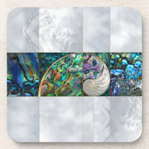 Nautilus Shell - Abalone and Pearl Coaster