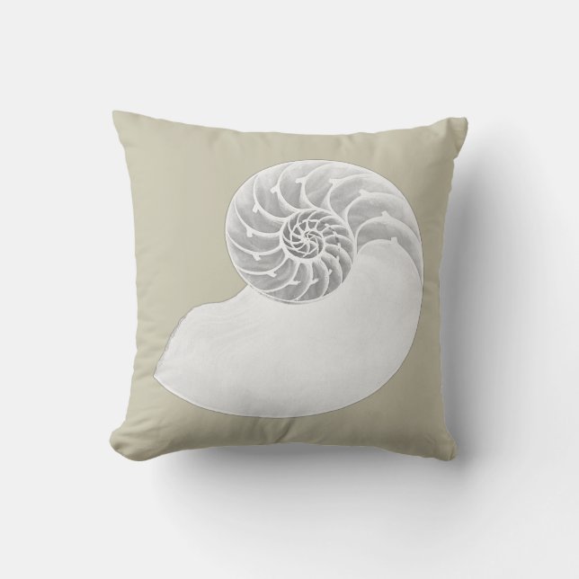 Nautilus Shell Cushion (Front)