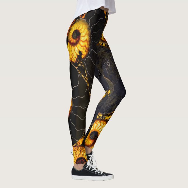 Nautilus shell design leggings (Right)