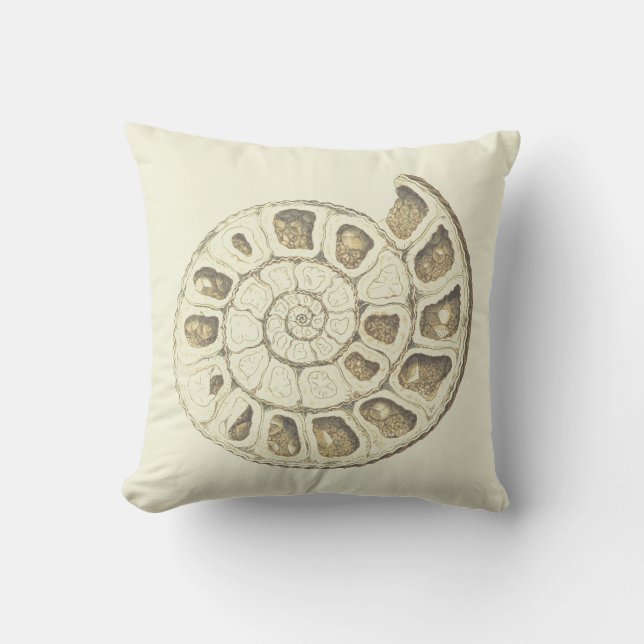 Nautilus Shell Outdoor Cushion (Front)