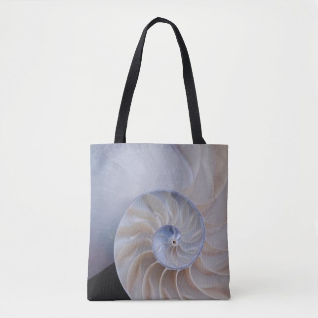 Nautilus Shell Tote Bag (Front)