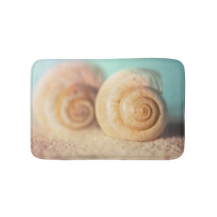 Nautilus Shells On Beach Bath Mat