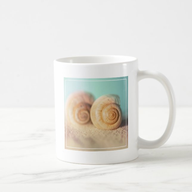 Nautilus Shells On Beach Coffee Mug (Right)