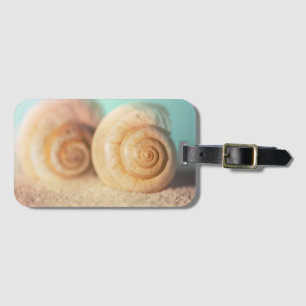 Nautilus Shells On Beach Luggage Tag