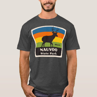 Nauvoo State Park Illinois Roaming Deer T-Shirt