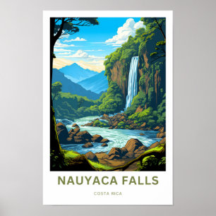 Nauyaca Falls Costa Rica Travel Print