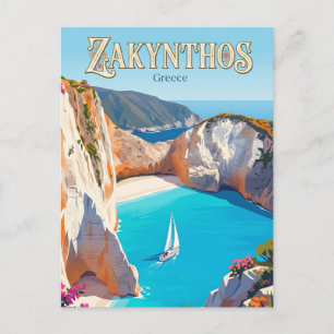 Navagio Beach Greece Postcard