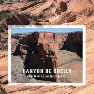 Navaho Fortress Rock, Canyon de Chelly Postcard
