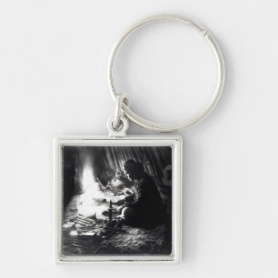 Navaho silversmith, c.1915 key ring