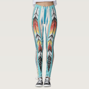 Navajo Bead Design Leggings