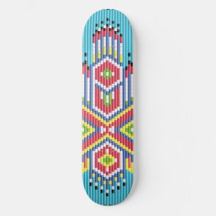 Navajo Bead Design Skateboard