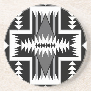 Navajo Black & Grey Sandstone Coaster