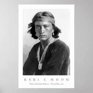 Navajo Boy Poster