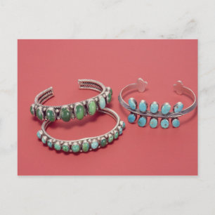 Navajo bracelets postcard