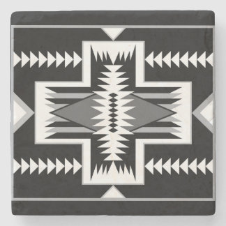 Navajo Design - 3 Ceramic Tile Stone Coaster