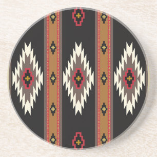 Navajo Design 7 Bandanna Coaster