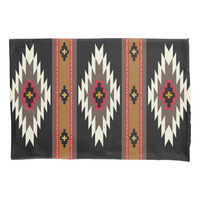 Navajo Design 7 Bandanna Pillowcase (Front)