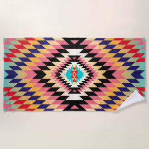 Navajo Design-7 Beach Towel