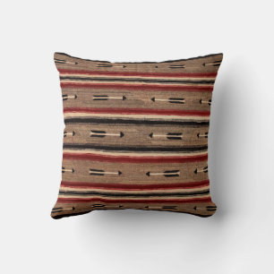 NAVAJO INDIAN HUNTING ARROWS HORSE SADDLE REPRINT CUSHION