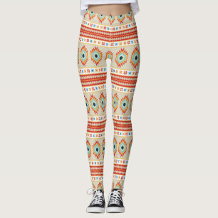 Navajo Inspired Leggings: Southwestern Desert Vibe Leggings