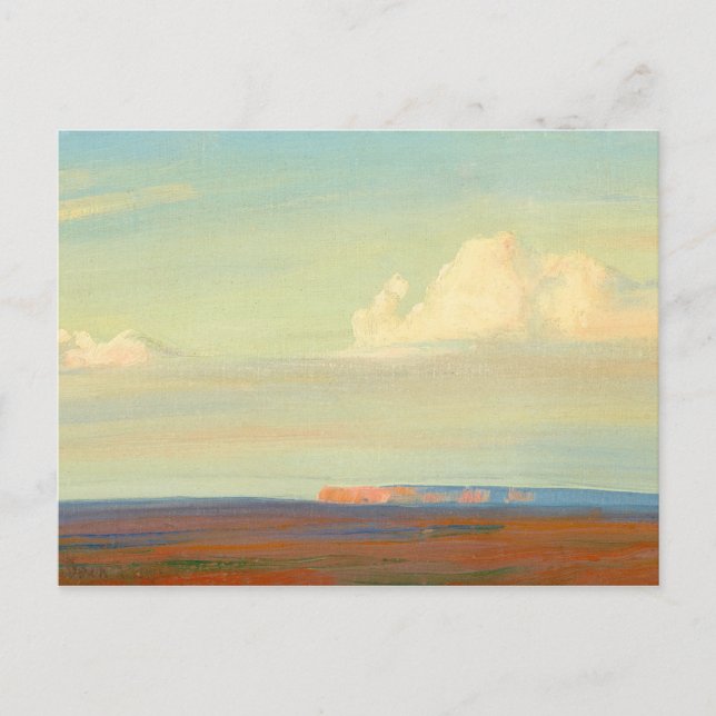 Navajo Land, Southwest of Chinle by Maynard Dixon Postcard (Front)