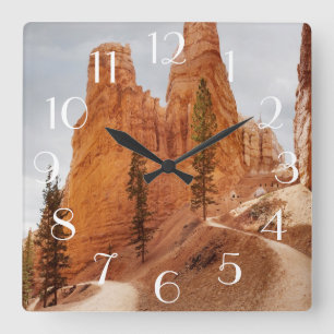 Navajo Loop Trail, Bryce Canyon Square Wall Clock