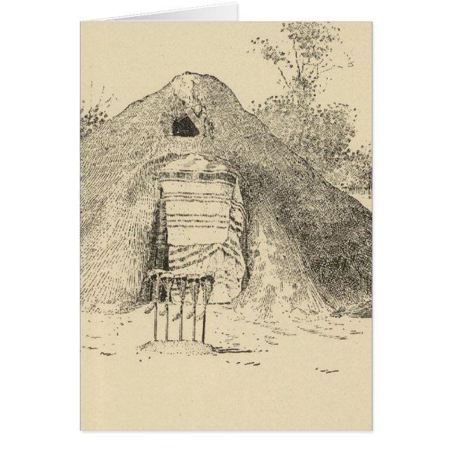 Navajo medicine lodge view (Front)