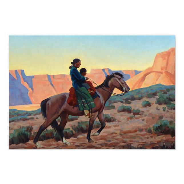 Navajo Mother, 1945 by Maynard Dixon Photo Print (Front)