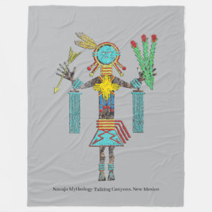 Navajo Mythology Fleece Blanket