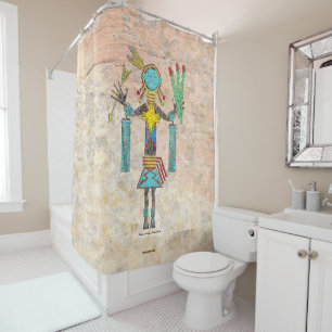 Navajo Mythology Shower Curtain