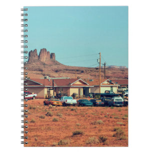 Navajo Native American life on a reservation in Ar Notebook