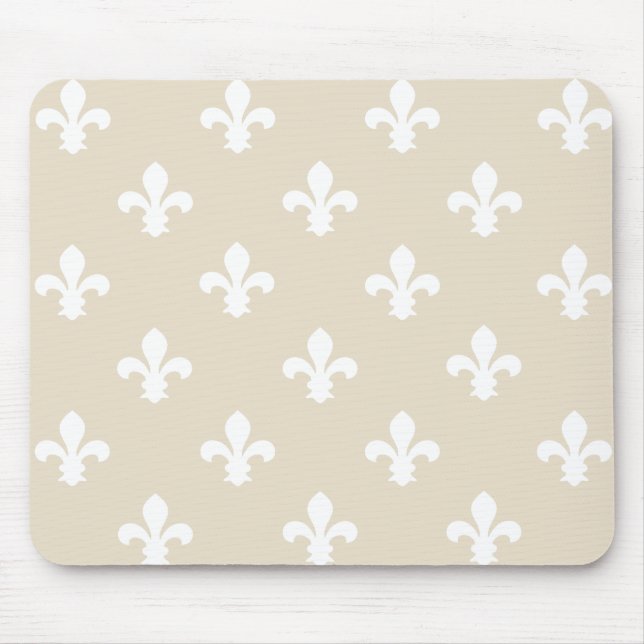 Navajo Neutral Fleur de Lys Mouse Pad (Front)