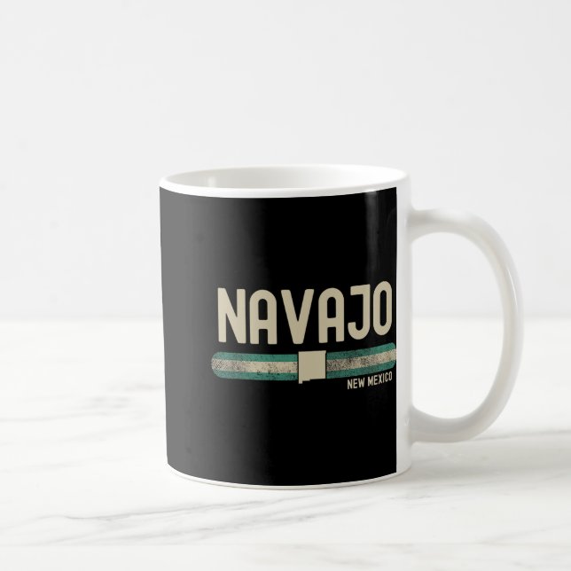 Navajo Nm New Mexico Travel &amp; 80s Style  Coffee Mug (Right)