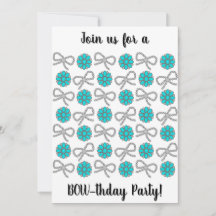 Navajo Pearl Bow Invitation