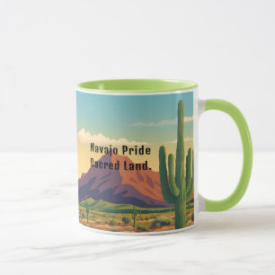 Navajo Pride Typography Spirit Mug
