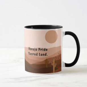 Navajo Pride Typography Spirit Mug