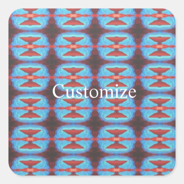 Navajo red rocks Thunder_Cove  Air Freshener Square Sticker (Front)