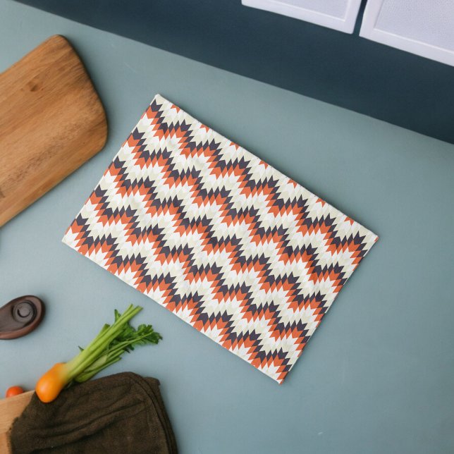 Navajo Style Art Tea Towel (Kitchen Towel)