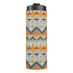 Navajo Style Seamless Pattern Design Thermal Tumbler