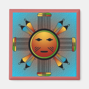Navajo Sun Face Magnet