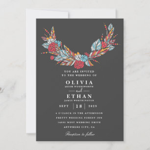 Navajo traditional wedding invitations