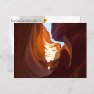 Navajo Upper Antelope Canyon (1) - postcard