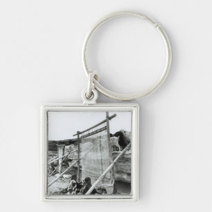 Navajo weavers, c.1914 key ring