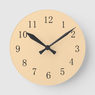 Navajo White Kitchen Wall Clock