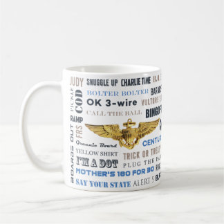 Naval air mug with lingo and F/A-18F