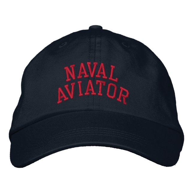 Naval Aviator Embroidered Hat (Front)