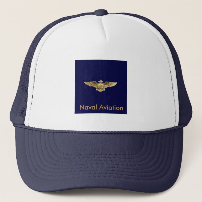 Naval Aviator Wings, Naval Aviation Trucker Hat (Front)
